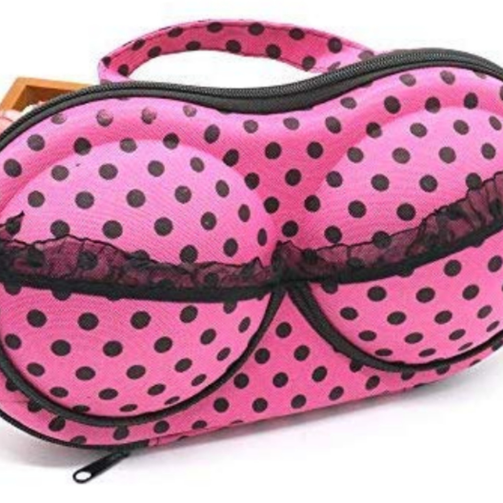 Traveling bra case